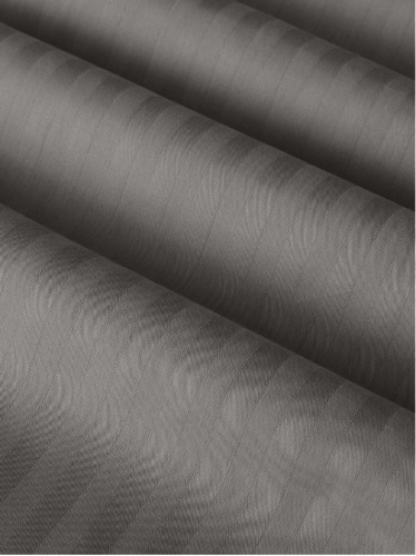 Пододеяльник Страйп-Сатин Франц. серый 140гр 100% хлопок